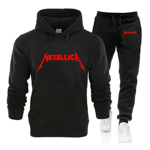 Sudadera Deportiva Conjunto Hombre Metallica Buzo Jogger