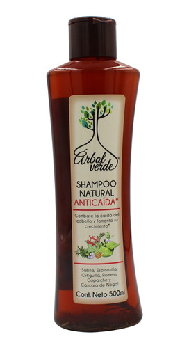 Arbol Verde Sabila Shampoo Natural 500 Ml