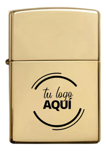 Encendedor Clásico Genérico + Grabado Láser Personalizado Dorado