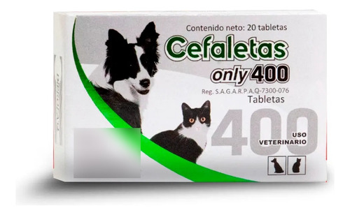 Suplemento Perros Cefaletas Only 400mg, 20 Tabletas