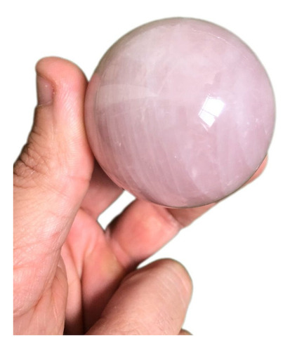 Bola Esfera De Quartzo Rosa Polida 5 Cm Semi Preciosa