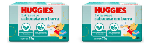 Kit 2 Sabonetes Em Barra Extra Suave 75g - Huggies