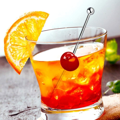 Paquete De 10 Palillos De Coctel De Acero Inoxidable Ackl...