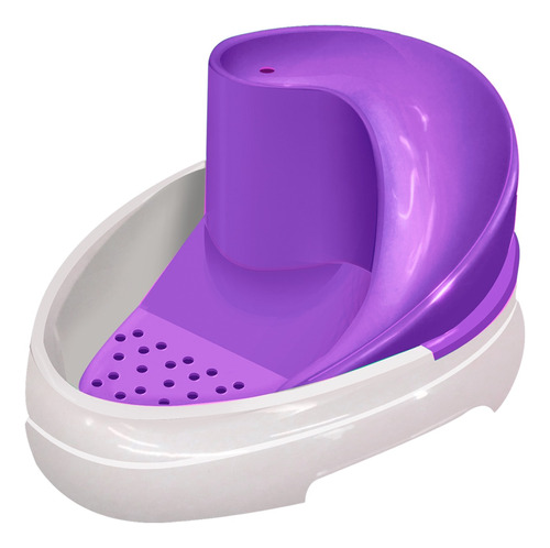 Fonte Cascata Bebedouro Purificador Cão Gato Lilas 220 V