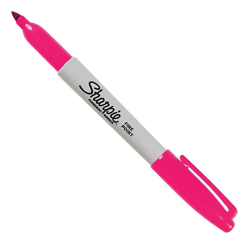 Rotulador permanente Sharpie Fine Point Magenta C/6un