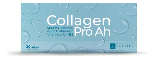Suplemenot Colageno Collagen Pro Ah Con Ac. Hialuronico Viitamina C B2 Para Flacidez Sabor Limon
