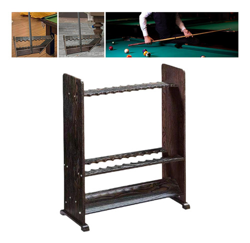 Pisulta Rata Ratura De Madera Stack Pista Snooker Rand Rack