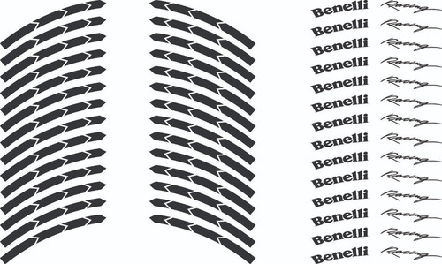 Imagen 10 de 10 de Calcos Benelli Llantas + Regalo - 00145 Graficastuning