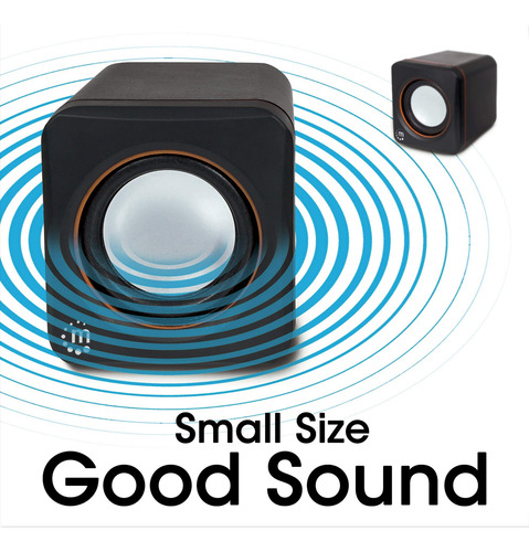 Altavoces Estéreo Usb Pequeños Con Control De Volumen Y Ench