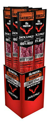 Jack Link's Beef Steak Bbq, 16g Proteína, 13g Carbohidratos,