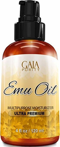 El Aceite De Emú Gaia Pureza - Ampliación De 4 Oz - Mejor Ac