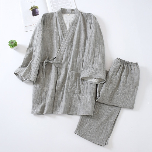 Conjunto De Pijamas Japoneses Tradicionales Para Hombre Rop