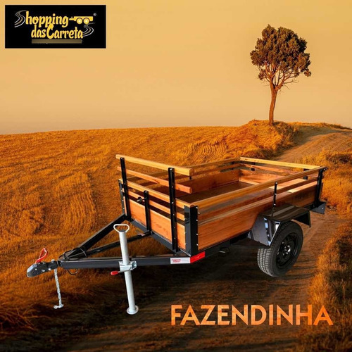 Carretinha Fazendinha 2.50 X 1.30 X 0.60 - Cap. 700kg - 0km