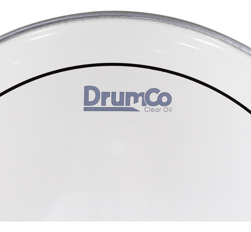 Parche Para Bombo Clear Oil De 20 Dr-20cdpo Drumco Color Agua