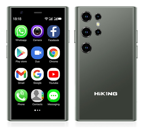 Mini Phone Hiking Mini S23 3g 2gb Ram + 16gb Rom Green Dual Sim Radio Fm / Wifi / Gps