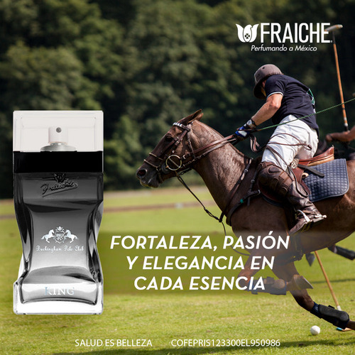 Fraiche Polo King O Winner: Perfume, Body, Vela, Desodorante