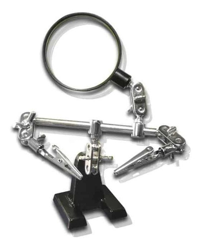 Soporte De Lupa Con Pinzas De Cocodrilo Zd-10r Takema