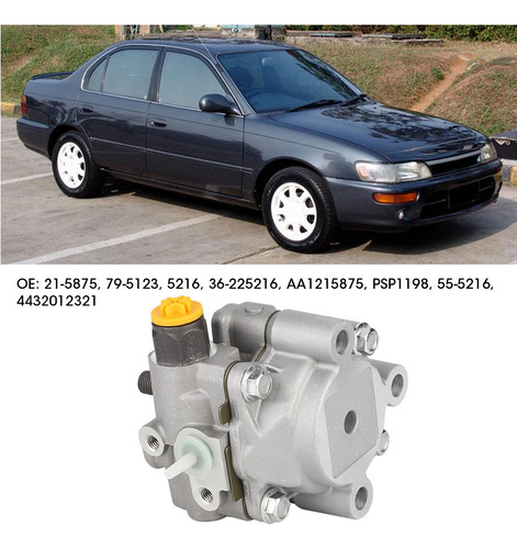 Bomba De Dirección Asistida 21-5875 Apta Para Toyota Corolla