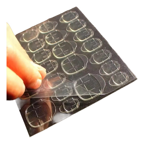 60 Stickers Pegamento Bifaz Para Uñas Postizas Press On