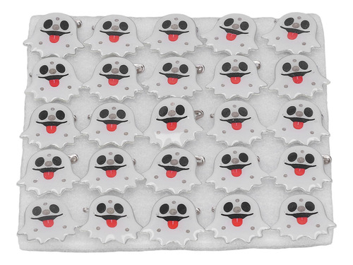 Broches De Halloween, 25 Unidades, Coloridas Luces Brillante