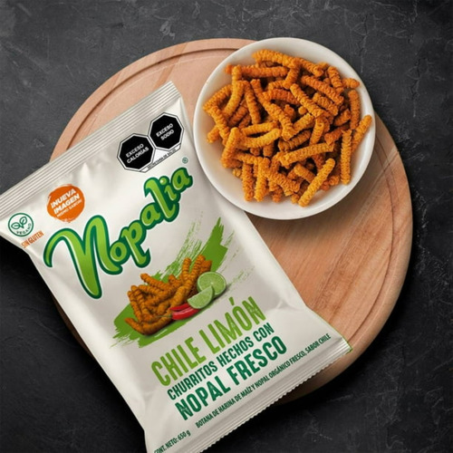 Churros De Nopal Nopalia Chile-limón 650 G