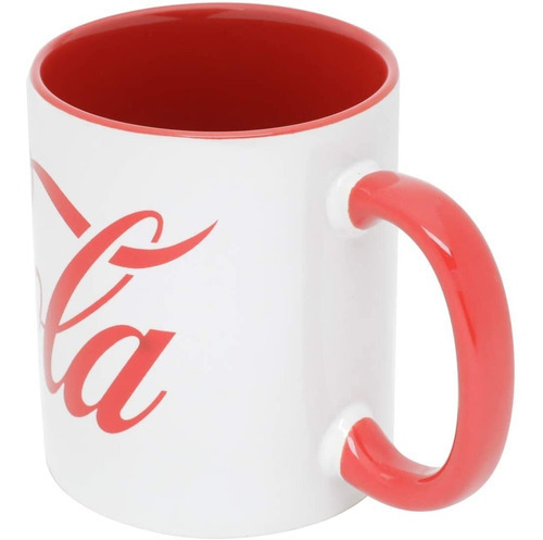 Caneca Porcelana Coca Cola Oficial - Classic 320ml
