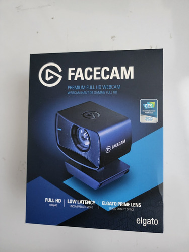 Cámara Elgato Facecam Webcam 1080p 60fp Hd Video Conferencia