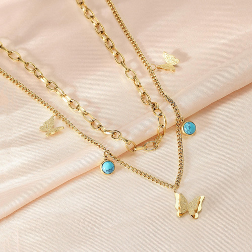 Daily Vibes Collares En Capas De Oro Para Mujer Collar De Ma