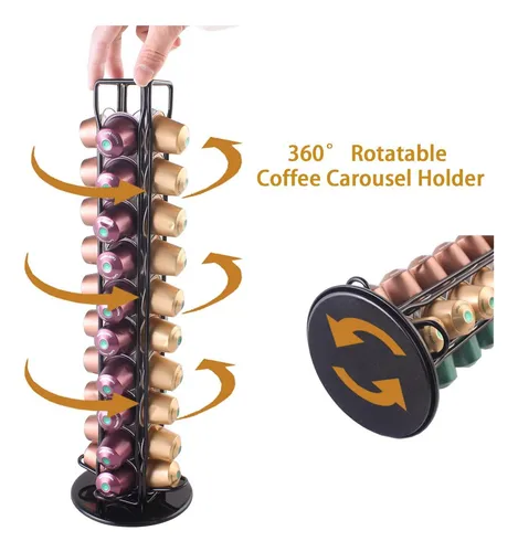 Sevenline Coffee Pod Supar Stand Compatible Con Nespresso 40