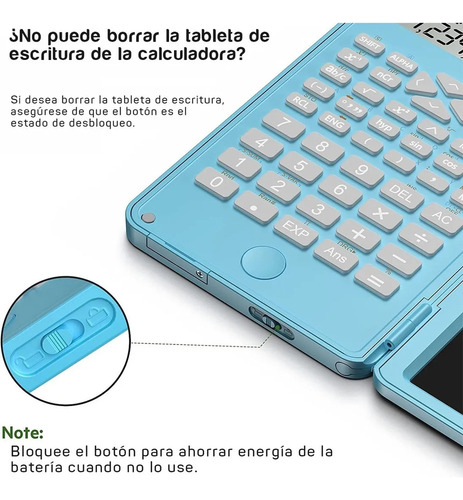 Cc Calculadora Científica De 240 Funções Com Tablet