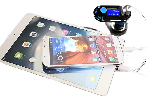 En El Coche Mp3 Player Fm Audio Remitente Con Usb + 3,5 Mm E