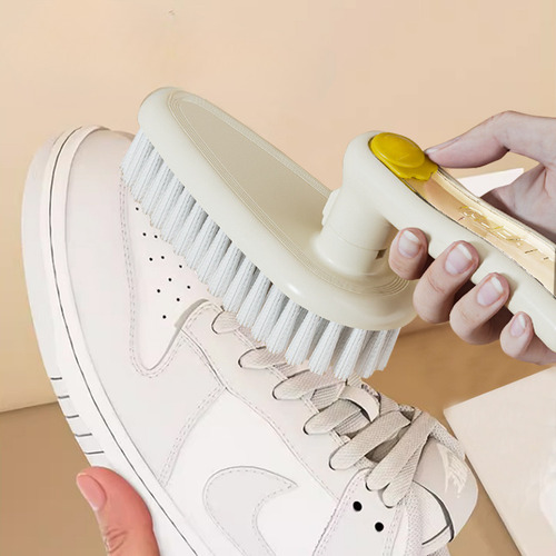 Cepillo Giratorio Para Zapatos Con Líquido