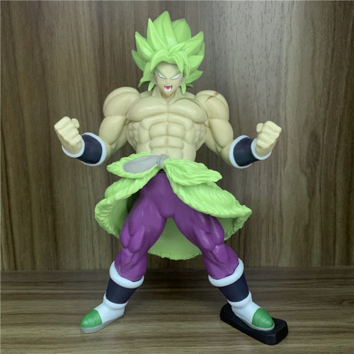 Figura Dragon Ball Super Broly Verde Super Saiyan 23 Cm