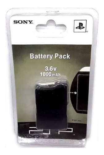 Imagen 1 de 4 de Bateria Para Psp Fat Battery Pack Blister 3.6v Nueva