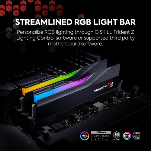 Ddr5 Tridentz5 Rgb Series 5600 2x32 F5-5600j2834f32gx2-tz5rk