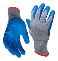Comprar Guantes De Tela Y Goma Obra ; Construcción Reforzado Tyt