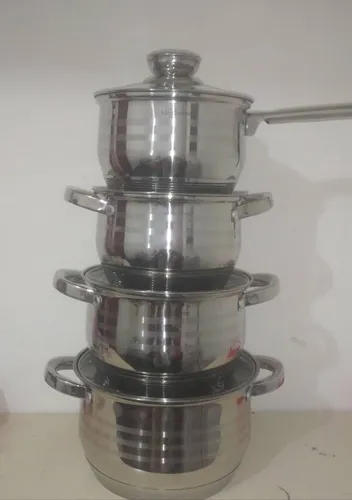 Juego De Ollas Con Su Tapa