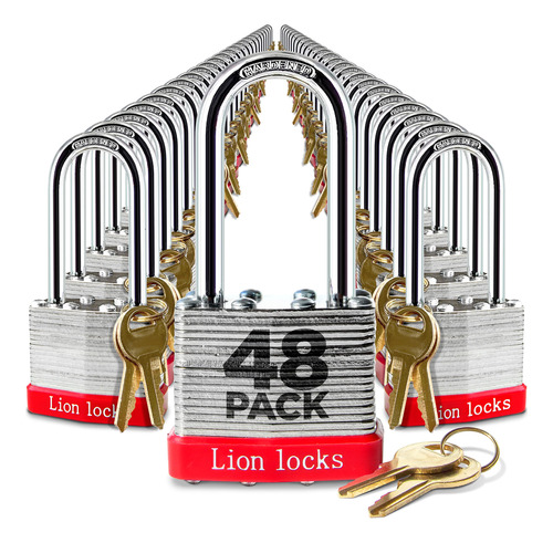 Lion Locks 2903lls. - Candado Acanalado De 2 Pulgadas, 1 Uni