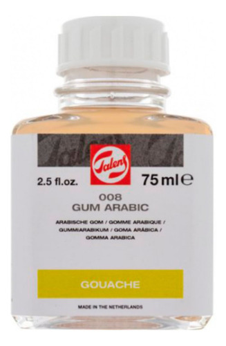 Medium Acuarela Goma Arábiga Talens 75ml Óleo Transparente