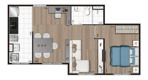 Imagem 20 de 21 de Compre Seu Apartamento No Condomínio Point Com 40,75 M² | Jardim Adelfiore, São Paulo | Sp. - App124530v