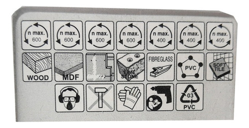 Sierra Copa 57mm Makita D-42824 Metal Madera Pvc Ladrill Mkb