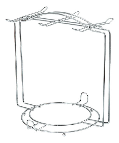 Portavasos Soporte Organizador De Estante De Plata