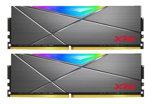Memória RAM Spectrix D50 color tungsten grey  16GB 2 XPG AX4U300038G16A-DT50