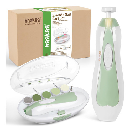 Set De Cuidado De Uñas Para Bebés Eléctrico Haakaa Baby