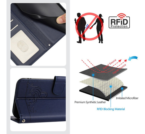 Funda De Piel Tipo Cartera Para Realme C75 C67 C65 C63 C61 C55 C53 C51 C33 C30