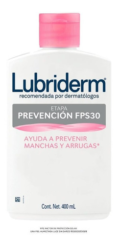 Crema Lubriderm Prevencion Fps 30 Frasc - mL a $129