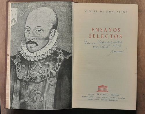 Ensayos Selectos Miguel De Montaigne El Ateneo D4