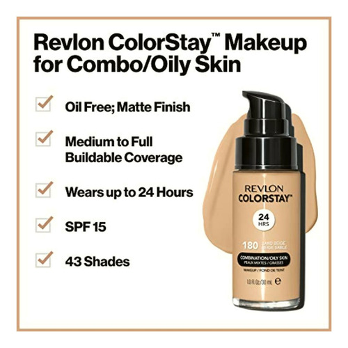 Revlon Base De Maquillaje Colorstay Make Up Cutis