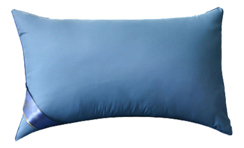 Funda De Almohada M De Terciopelo Con Forma De Pluma, De Cal