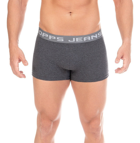 Imagen 5 de 10 de Paquete De 3 Boxers Para Hombre Opps Jeans Algodón Lycra